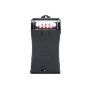 Scout Clip Light with White and Red LEDs - Black