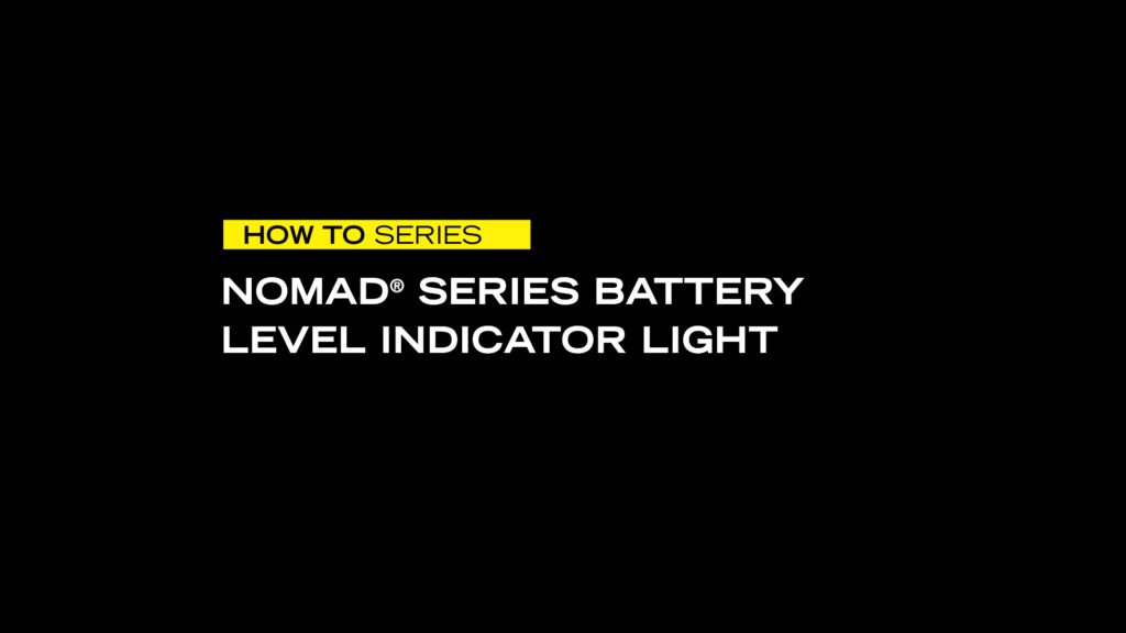 NOMAD Scene Lights - Battery Indicator Light Explained FOXFURY NOMAD Scene Lights - Battery Indicator Light Explained