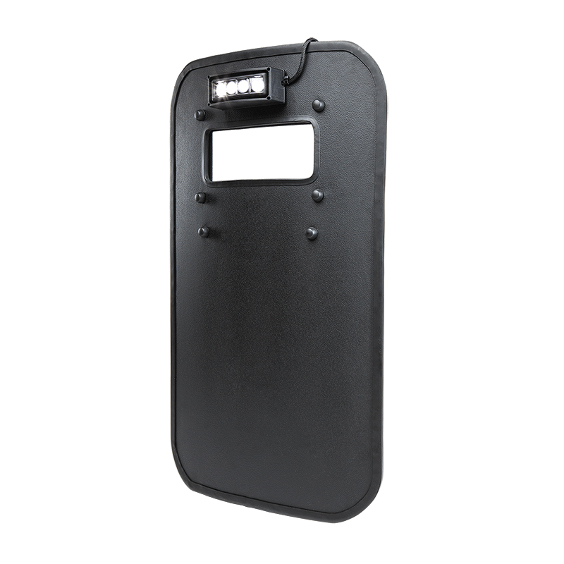 FoxFury Taker B52 shield light on ballistic shield